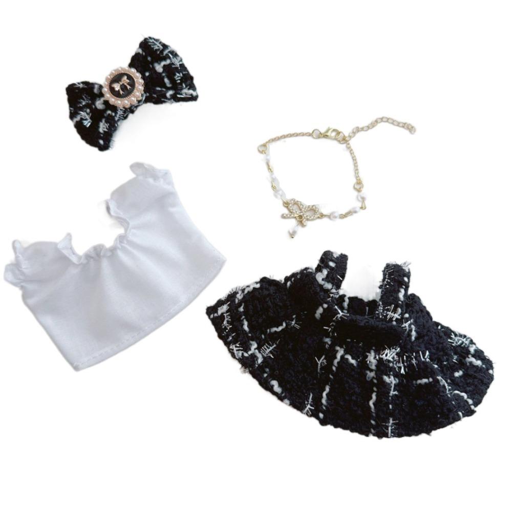 

Наряд 17см Подвеска Лабубу Одежда Платье на подтяжках Плюшевые куклы Одежда для 17см Лабубу style 3