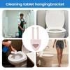 Plastic Toilet Tank Cleaning Tablet Holder Hanging Bleach Tablet Bracket  Residential