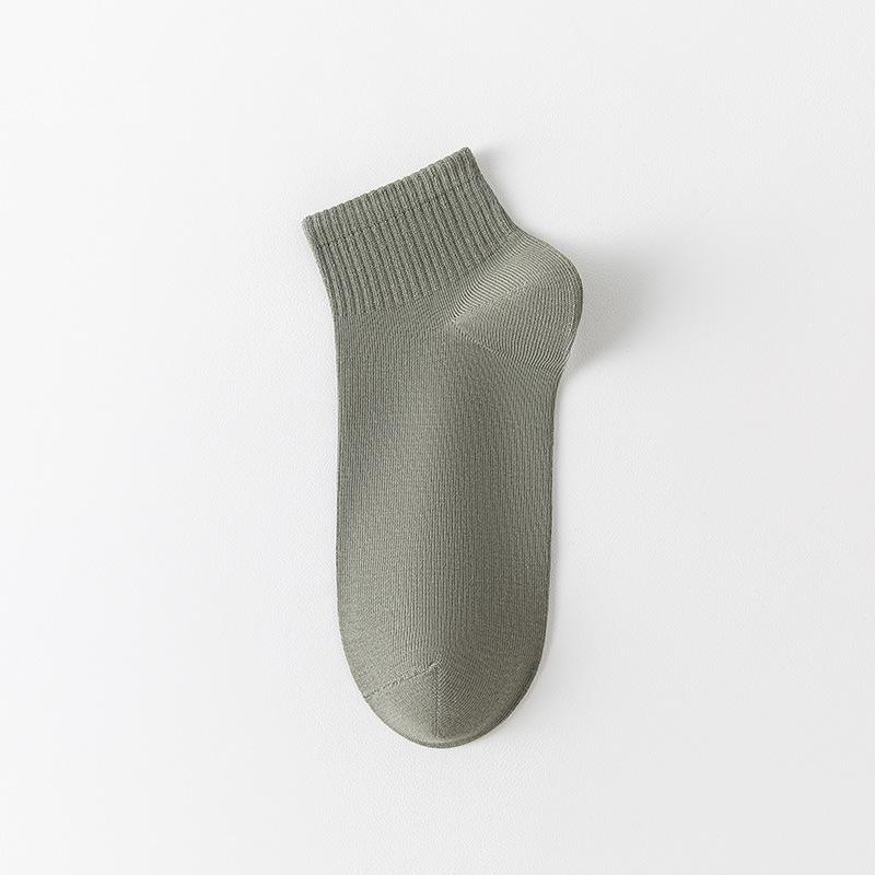 Men s 98% Cotton Low-Cut Socks: Odor-Absorbing, Sweat-Wicking, Antibacterial, Deodorizing, Invisible Lycra Boat Socks.
