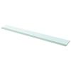 VidaXL Shelf Panels 2 Pcs Transparent Glass 110x12 Cm