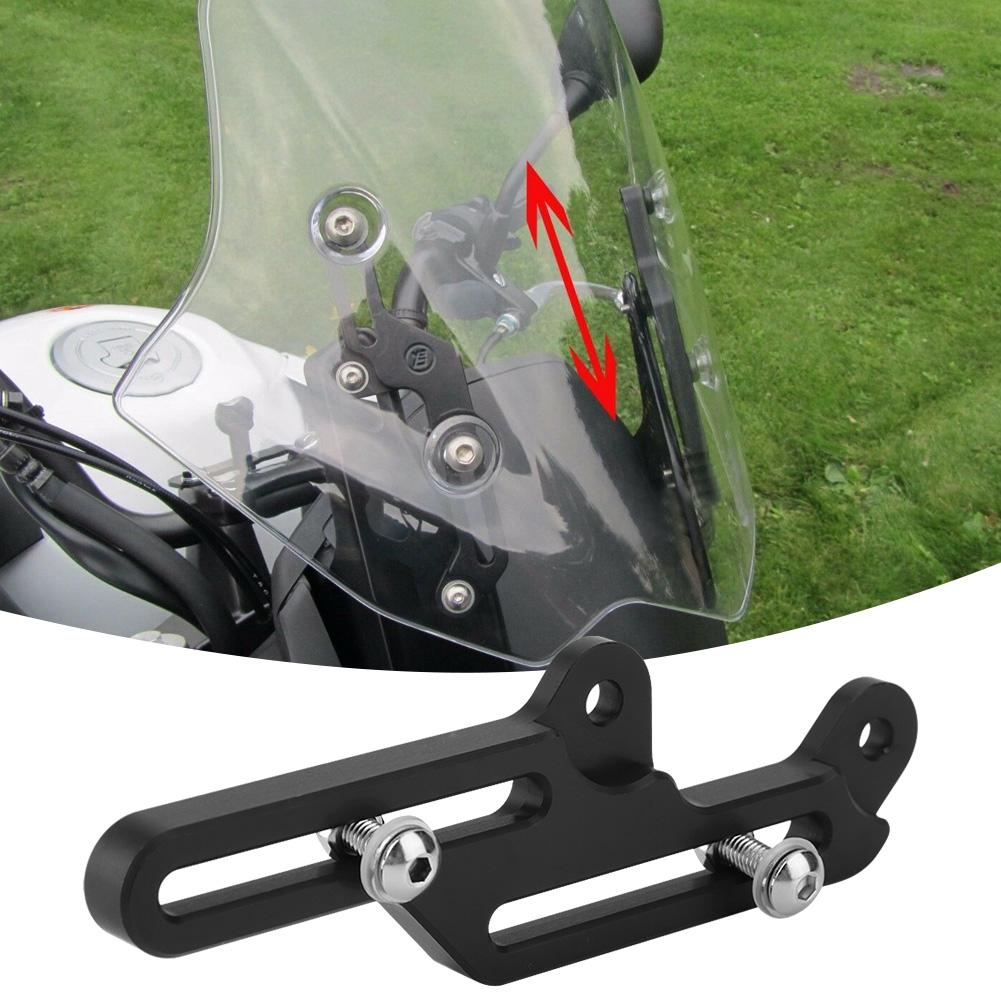 Motorcycle Windscreen Adjusters Windshield Bracket for Honda NC700X NC750X 2012 2015(Black)