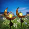 Moon Fairy Water Drop Wrought Iron Floor Light - Outdoor Decorative Landscape Light
