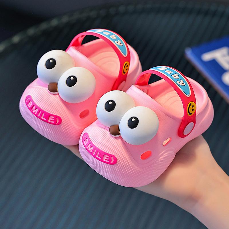 Cartoon Paradise Kids Sandals Summer Non Slip Pvc Beach Shoes For Boys Girls