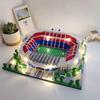 Knew Built Barcelona Soccer Stadium with Soccer Ball Micro Blocks Building Toys Experience the Joy of Footballive Good Deco Gift