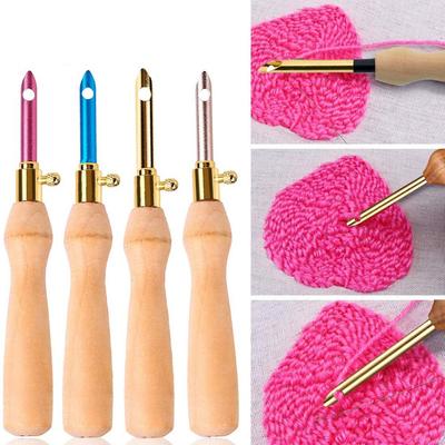 Knitting Poking Cross Stitch Tools DIY Poke Needle Punch Needle Tool Embroidery Stitch Adjustable