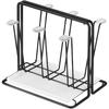 Yardwe Cup Drying Rack Japanese- Style Iron Mug Glass Bottle Organizer Tree Beer Wine Glass Shelf Drainer Stand Shelf Hook for Home Counter