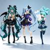 Anim Hatsune Miku Sitting Posture Figure Cat Ear Hatsune Model Desktop Decor Collectible Toy Gift for Fans Japanese Kawaii Otaku