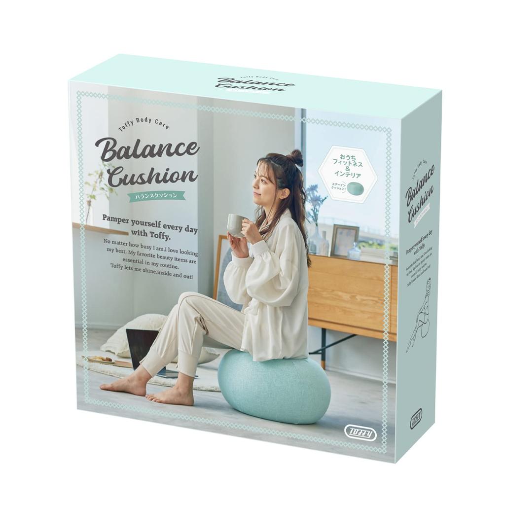 TOFFY Balance Cushion Posture Core Interior Abdominal Mint BC01, Sit-to-Workout, Improvement, Strength, Decor, Stool, Ottoman, Fitness, Stretching,