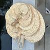 DIY Straw Woven Fans Home Decoration Bamboo Woven Fan Artificial DIY Fan  Cooling Banana Fan