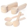 50/100/200Pcs Mini Wooden Spoons, Disposable Tasting Sampling Spoons, Biodegradable Birchwood Dessert Spoons