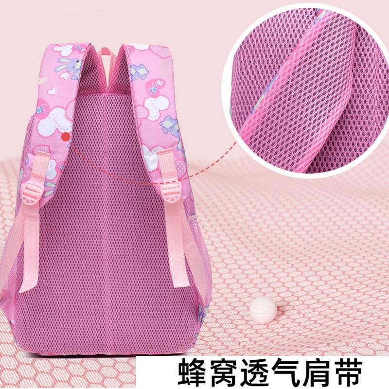 New large-capacity primary and secondary school schoolbag-grade women's high-quality ridge protection wind light backpack