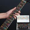 Guitar Fret Stickers Beginner Learning Fretboard Stickers Guitar Note Stickers Chord Stickers Fret Map Sticker for Kids
