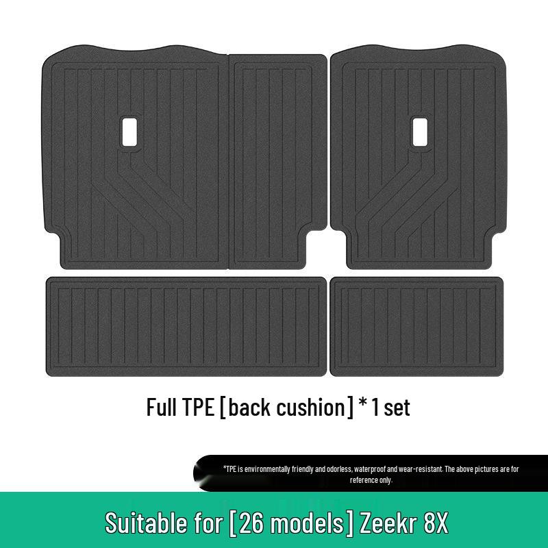 Zeekr 8X Car Floor Mats - Fits 26 Models, TPE, Waterproof, Anti-Slip, Eco-Friendly Trunk Mat