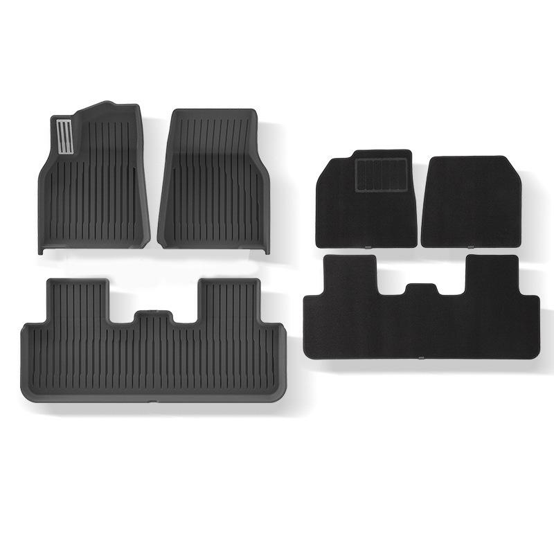 Full TPE Injection Molded Foot Pads for Tesla Model 3/Y Surround Set