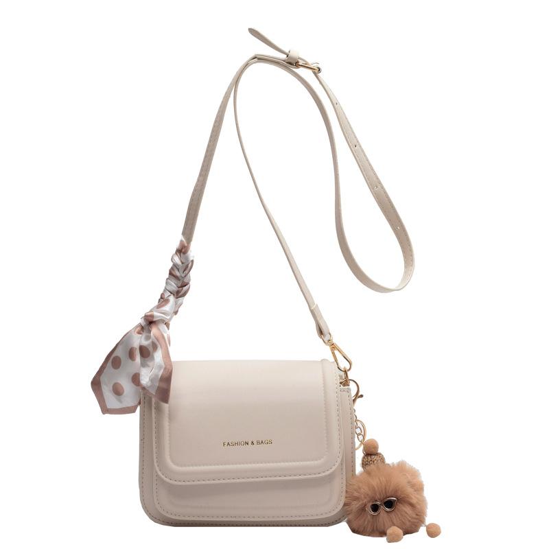 New Minimalist Solid Color Texture Popular Crossbody Bag Multi-layer Niche Women's Versatile Shoulder Bag