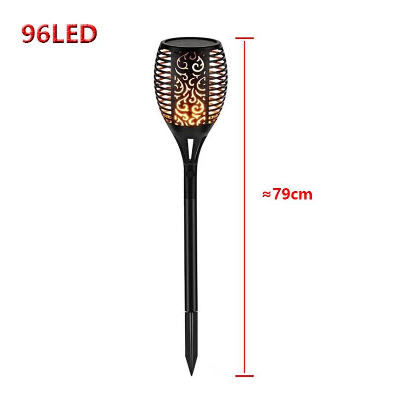 1/2/4/Pcs Outdoor Solar Lights Flame Torch Lights Flickering Lamp Waterproof Garden Outdoor Lawn Path Yard Patio Floor Lamps