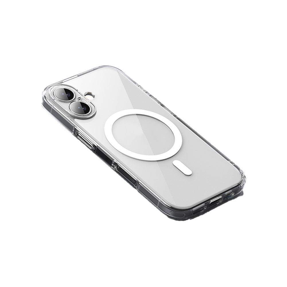 Luxury Clear Shockproof MagSafe Magnetic Case for iPhone 17 Air 17Pro 17 Pro Max Hard Back Cover Support Wireless Charging