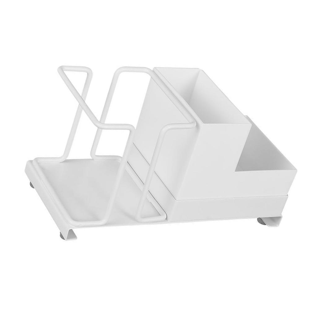 Disposable Cup Holder Prevent Slip Disposable Coffee Cup Dispenser with Tea Bag Box for Home Bar Counter