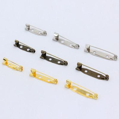 Vícebarevná sada brožových špendlíků s dvojitým otvorem - Bezpečnostní špendlíky pro DIY šperky (50 kusů)