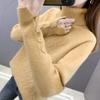 Autumn and Winter Thick Warm Turtleneck Knitted Sweater Women Loose Slim Fit Pullover Women's Sweaters Elegant Solid Fashion Lady Casual Jumpers 25272