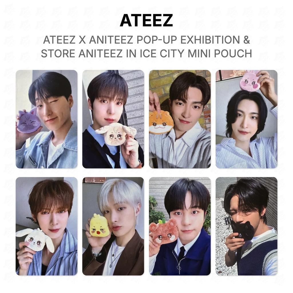 ATEEZ X ANITEEZ POP-UP EXHIBITION & STORE ANITEEZ IN ICE CITY MINI POUCH Official Photocard