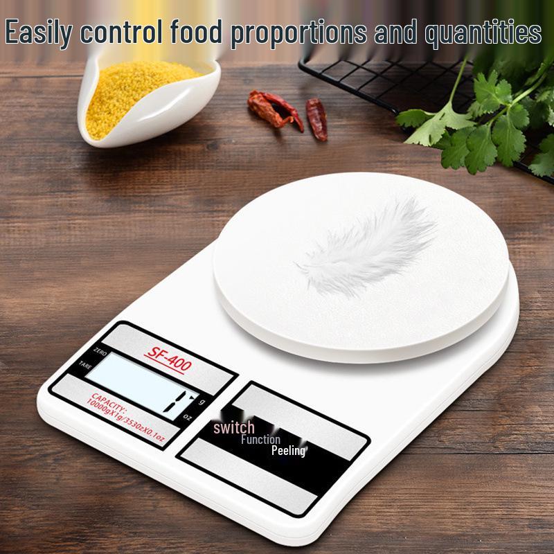 Compact Electronic Kitchen Baking Scale - Precision Gram Measurement for Food and Tea