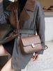 New style tofu bag, high-quality and stylish genuine leather women's bag, shoulder bag, crossbody bag, small square bag.