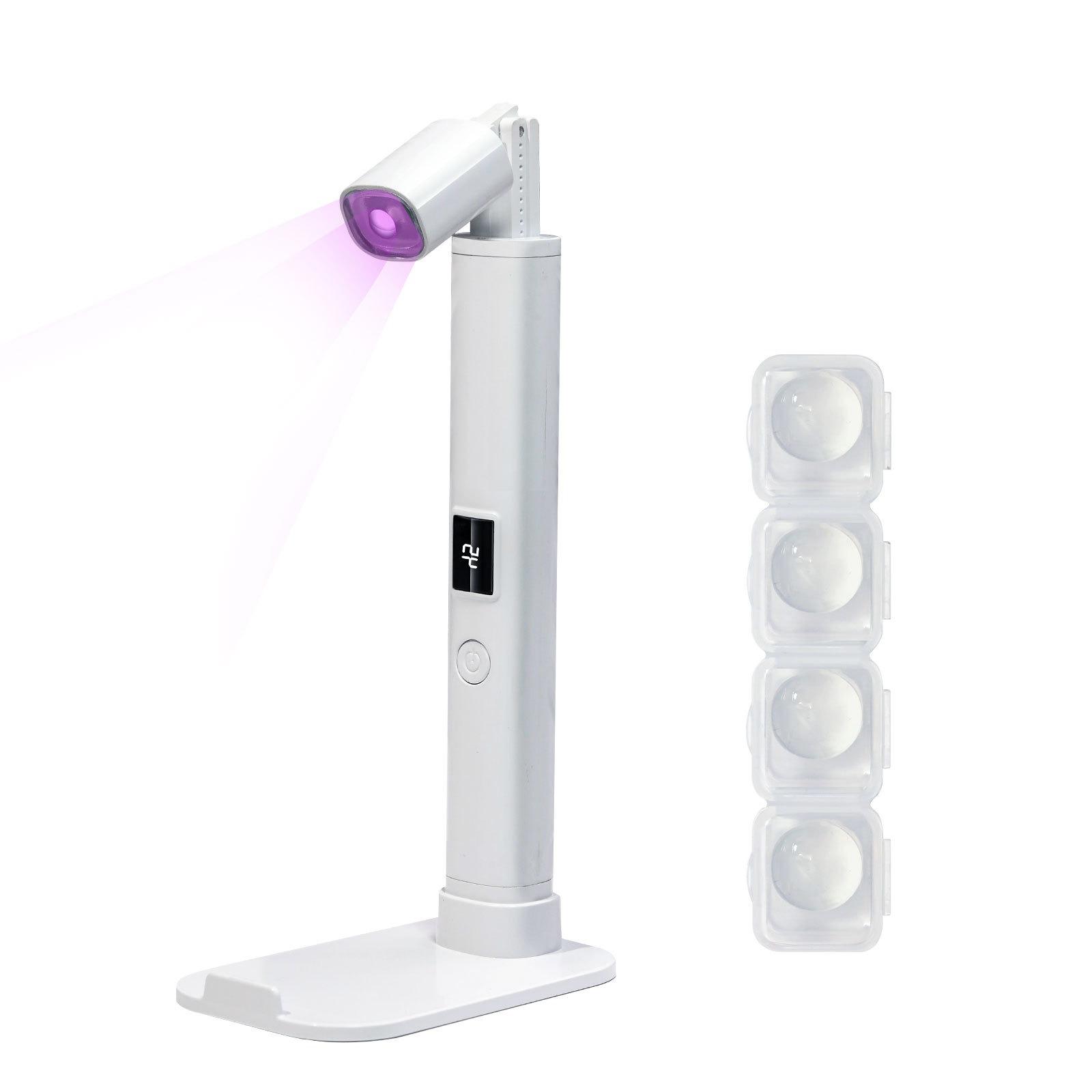 

Маникюрная лампа с одним словом, портативная телескопическая лампа для фототерапии с аккумулятором, мини-ручная лампа для выпечки ногтей