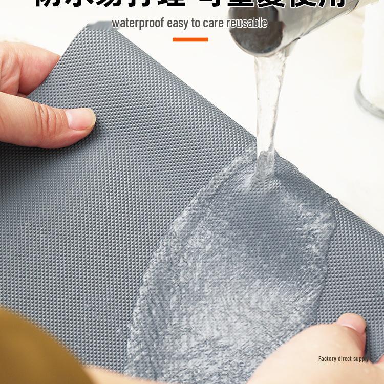 Waterproof Non-slip Cabinet & Drawer Liner, Oil & Moisture-proof for Kitchen, Shoe Cabinet, Refrigerator, Wardrobe, and Countertops.