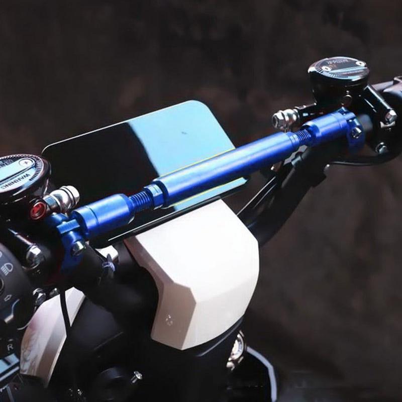 Handlebar Extender Motorcycle Balance Bar Adjustable Balance Stabilizer Rod For Mountain Biking Road Cycling Touring Powersports