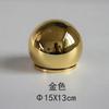 Nordic Electroplating Imitation Metal Mirror Nail-free Wall Decoration Ball Wood Art Chassis Living Room Dining Room Ornaments