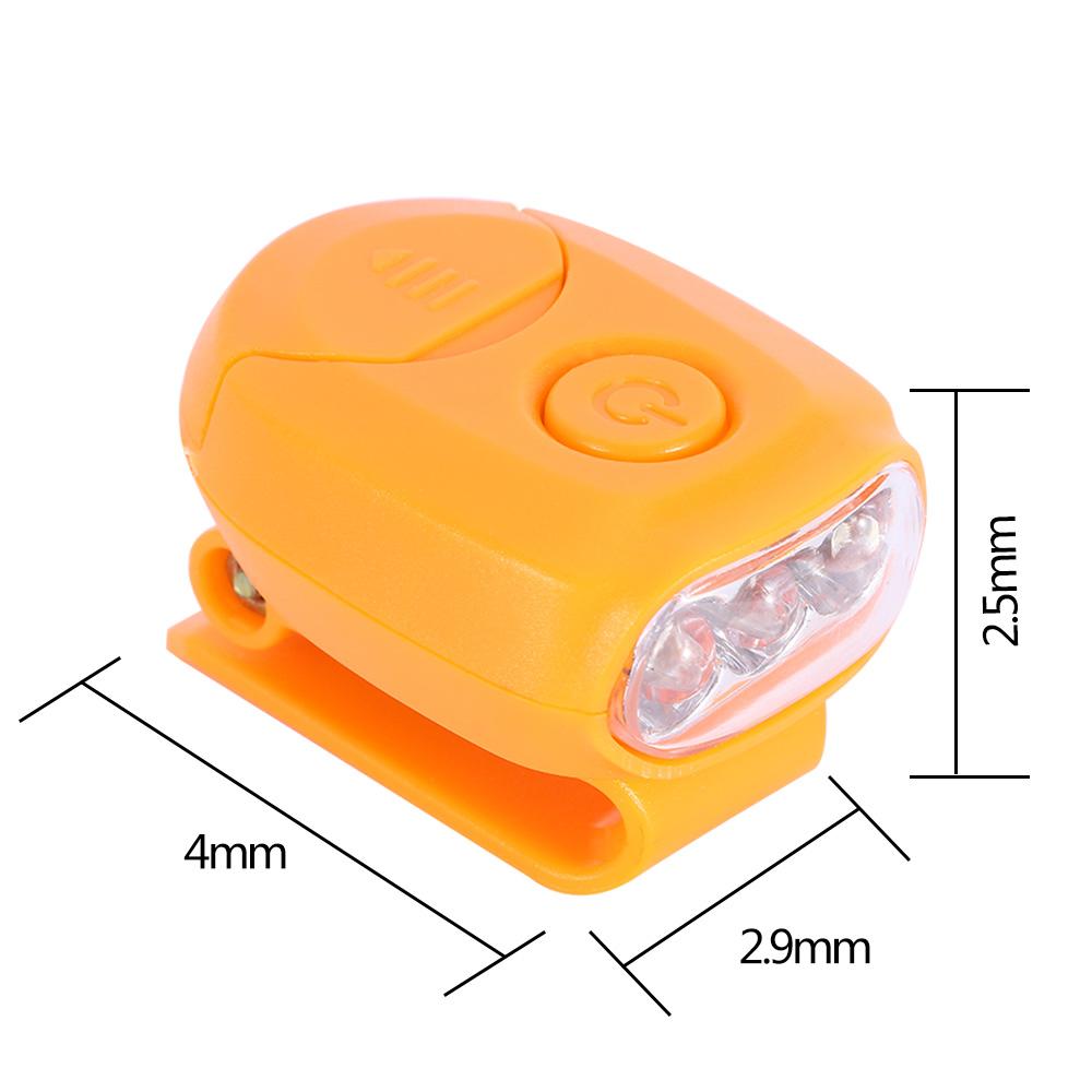 Hands Free Rotatable 90 Degree Bright Headlamp Hat Lamp Clip-On Caplight Clip-on Cap Lamp