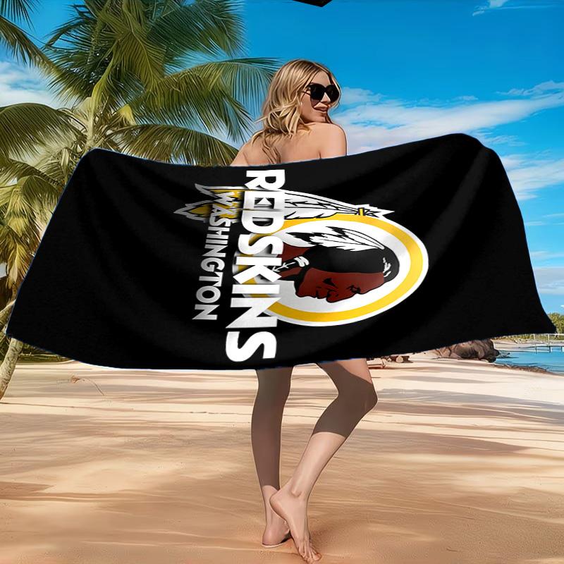 Washington Redskins Beach Towel, Quick-drying, Easy to Care for, Suitable for Both Fitness and Beach Vacations,Sports Essential