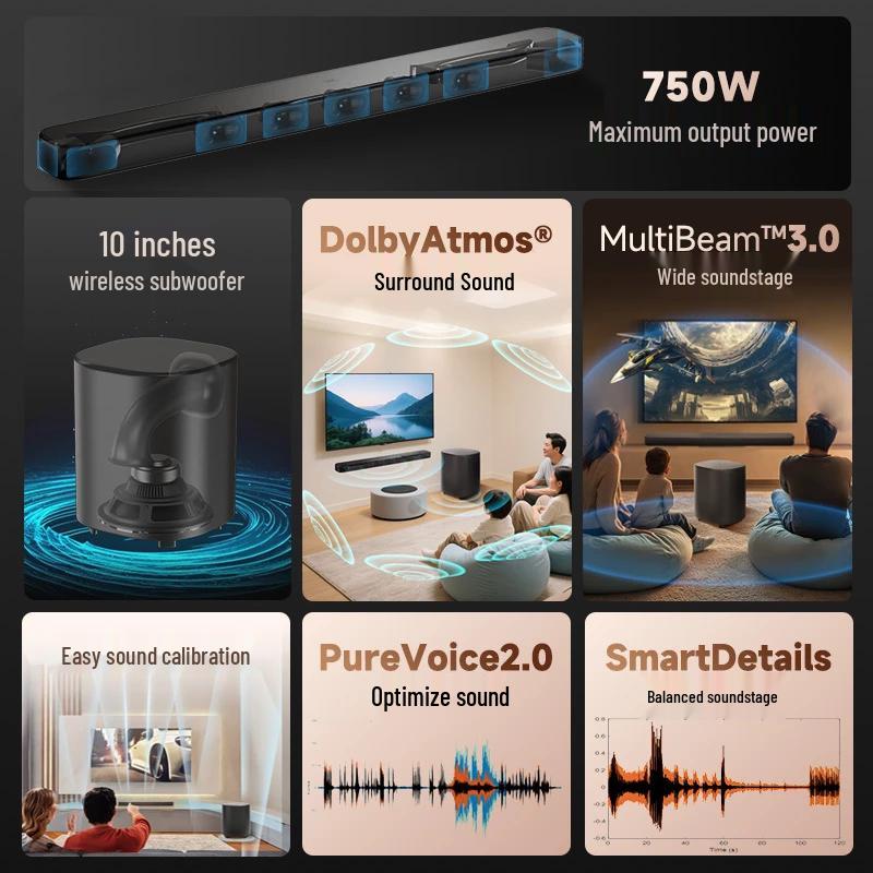 JBL Bar 500MK2 5.1 Virtual Dolby Atmos Soundbar (CN version)