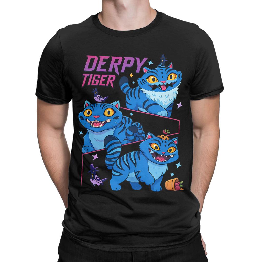 Kpop Demon Hunters Tiger Jinu Manga Saja Boys T Shirt for Men Cotton Amazing T-Shirts Round Neck Tee Shirt Short Sleeve Tops
