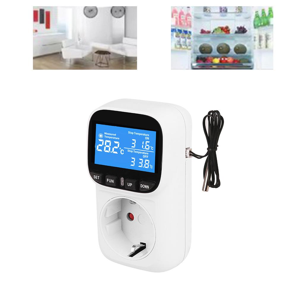 

Digital Temperature Controller Socket with Heating Thermostat and Cycle Timer for Accurate Temperature Regulation CHINA