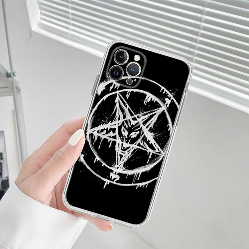 Pouzdro na telefon Ďábel Satan Silikonové Měkké pro iphone 14 13 12 11 Pro Mini XS MAX 8 7 6 Plus X XS XR Kryt
