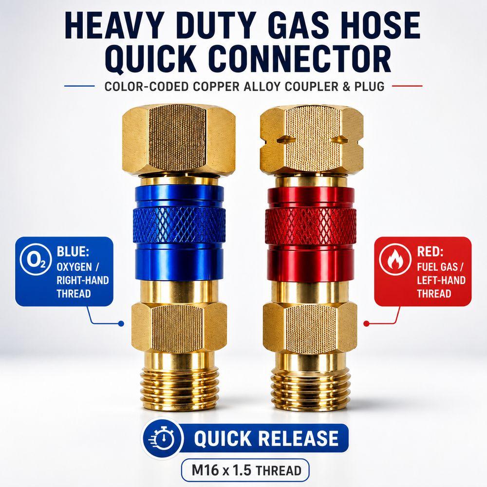 Quick Release Cutting Torch Connector Regulator Quick Connector Cutting Torch Accessories