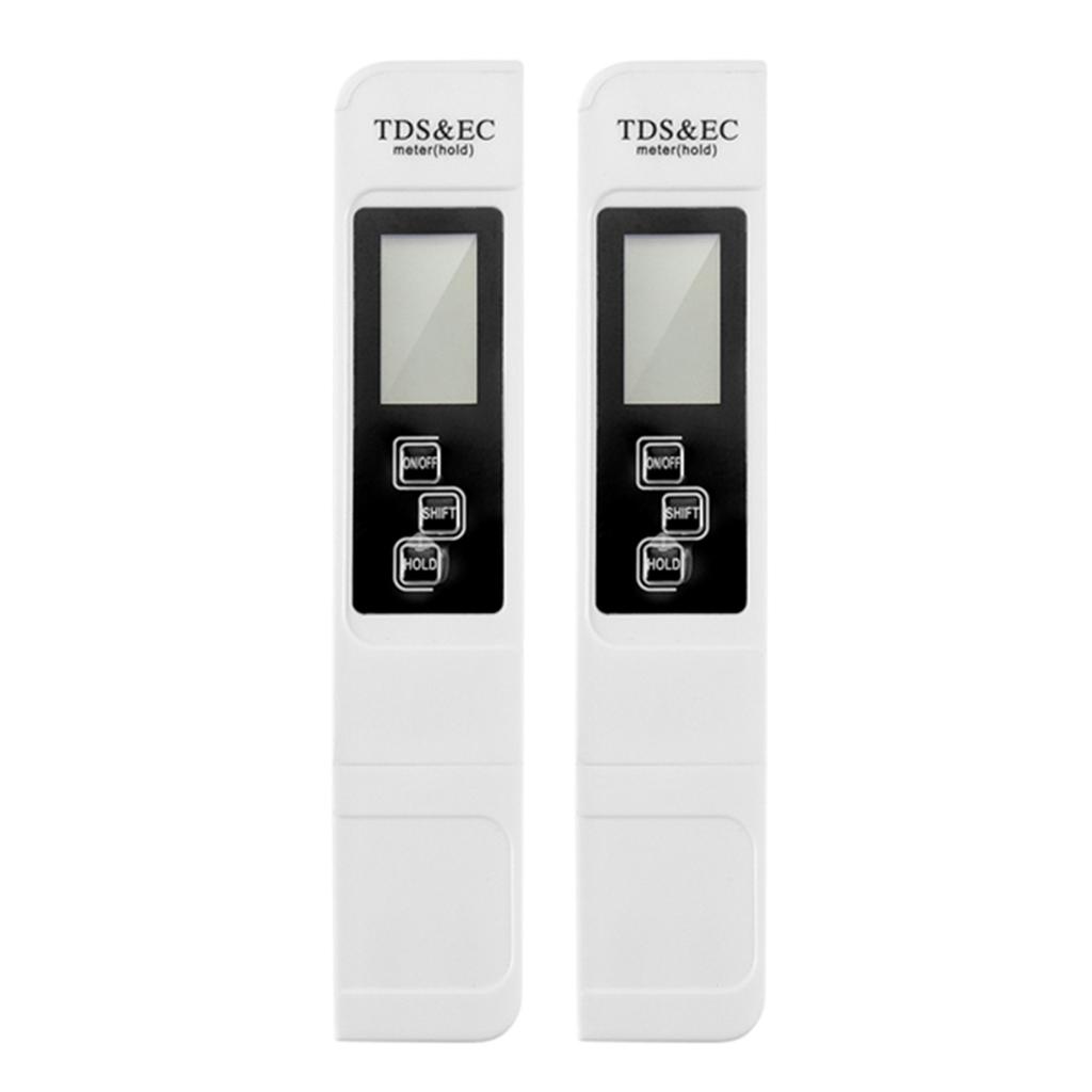 2025 New+ TDS Meter Digital Water Tester Digital 0-14 PH Meter Tester 0-9990ppm TDS&EC LCD Water Purity PPM Aquarium Filter