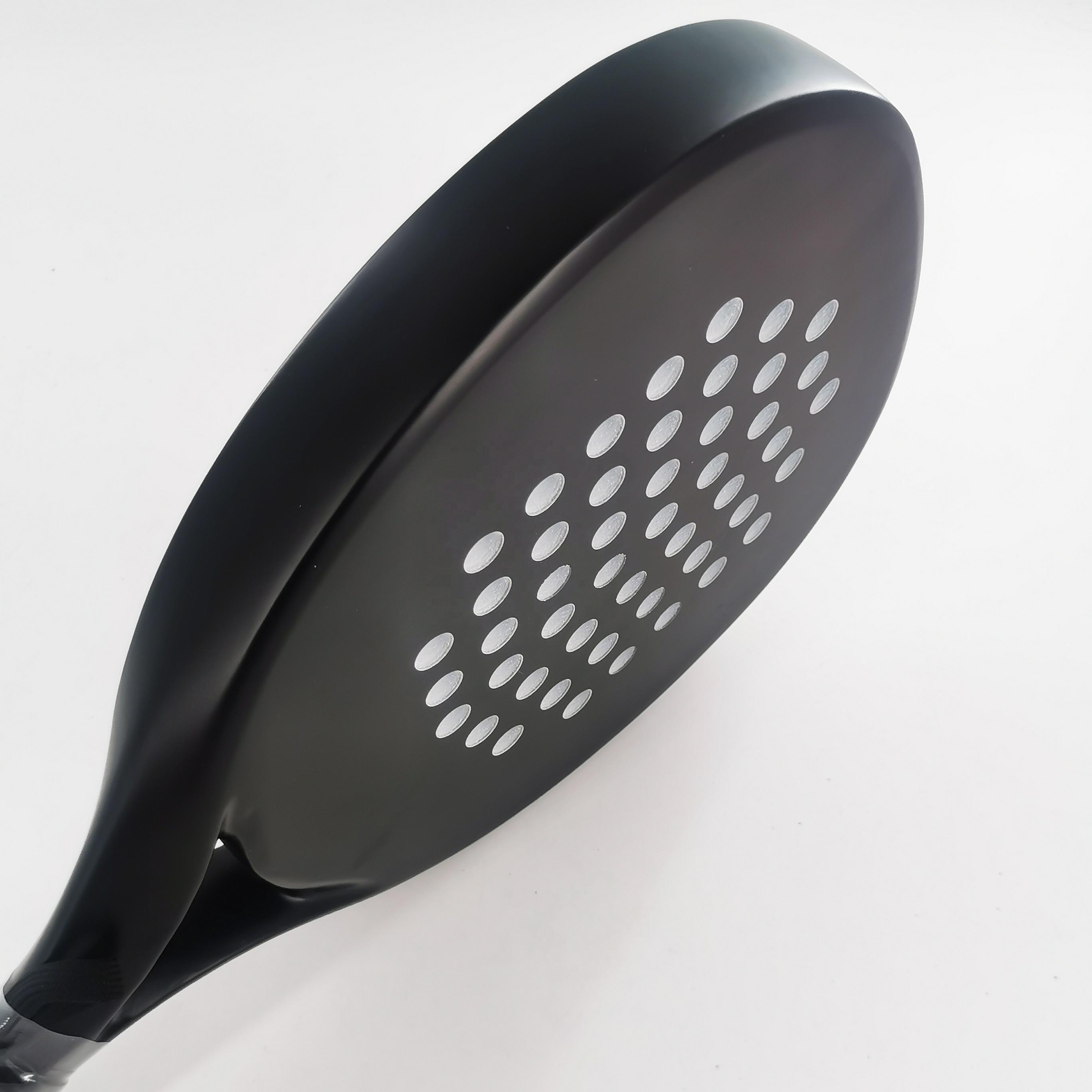 Customized Beach Tennis Rackets Beach Paddle Padel Racket чёрный