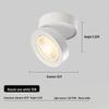 Folding Surface-Mounted Adjustable LED Spotlight for Hallway and Background Wall