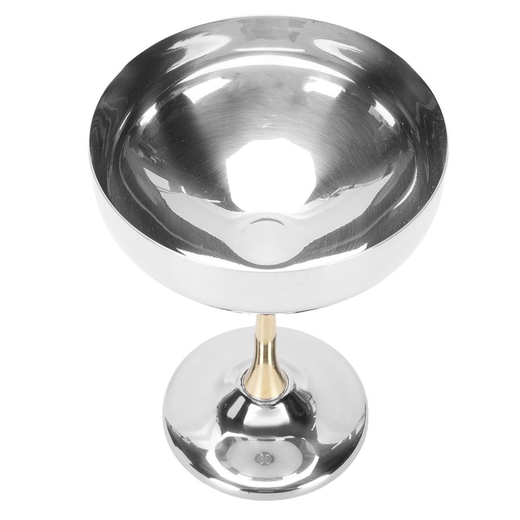 Ice Cream Serving Cup Stainless Steel Footed Ice Cream Cup for Dessert Fruit Salad Pudding B