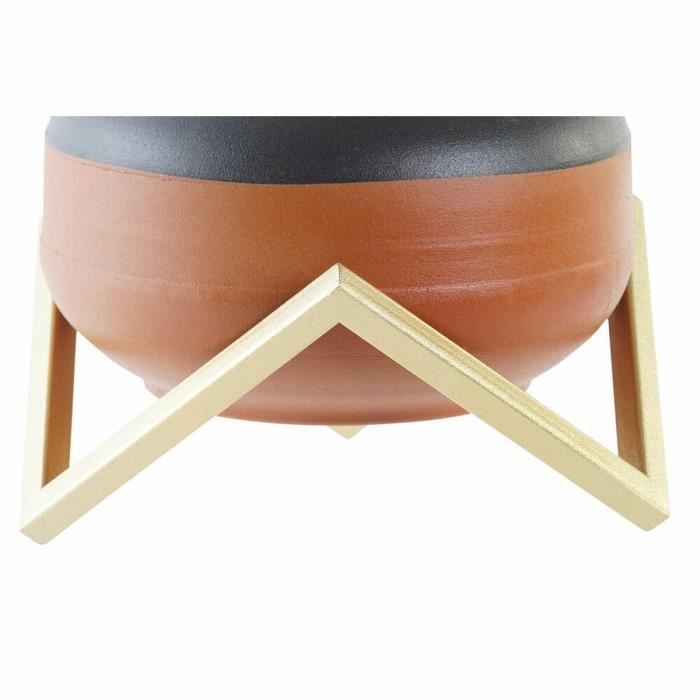 Vase décoratif - Multicolore - Design moderne - 23 cm - Métal