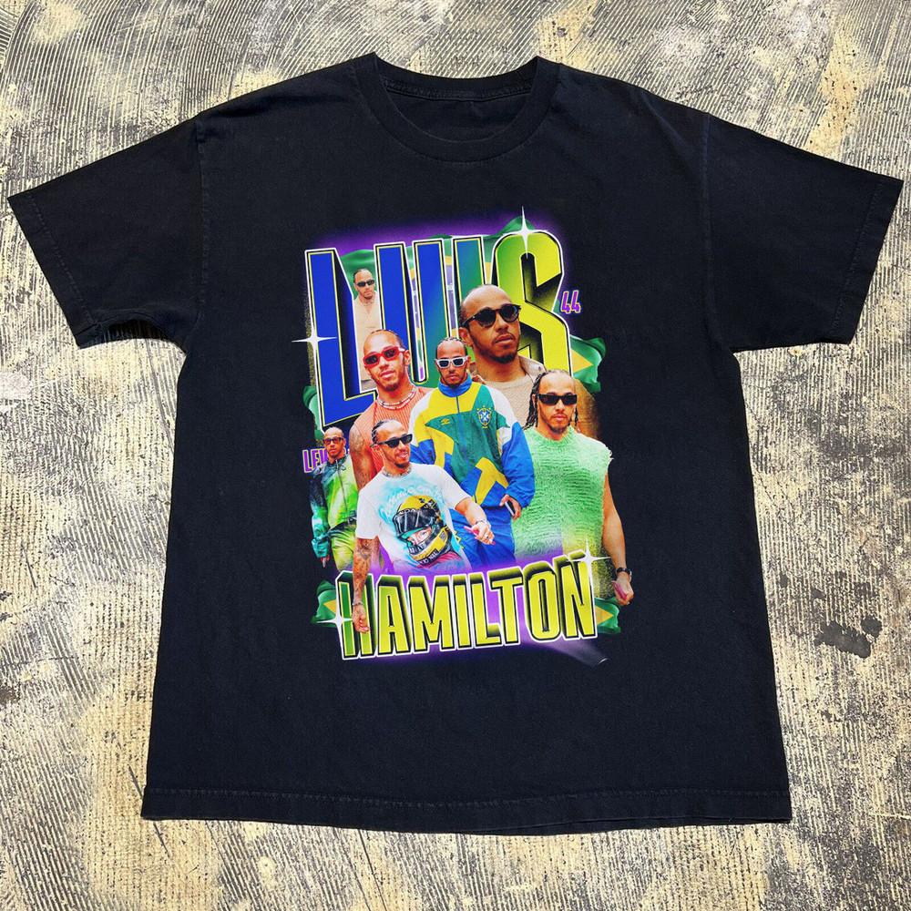 Lewis Hamilton T-shirt Cotton Vintage Tee For Men Size S-234XL D089 Unisex T-Shirt