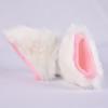 Car Motorcycle Helmet Cute Plush Cat Ears Motocross Full Face Off Road Helmet Decoration Accessories Sticker Cosplay Styling 1Pc