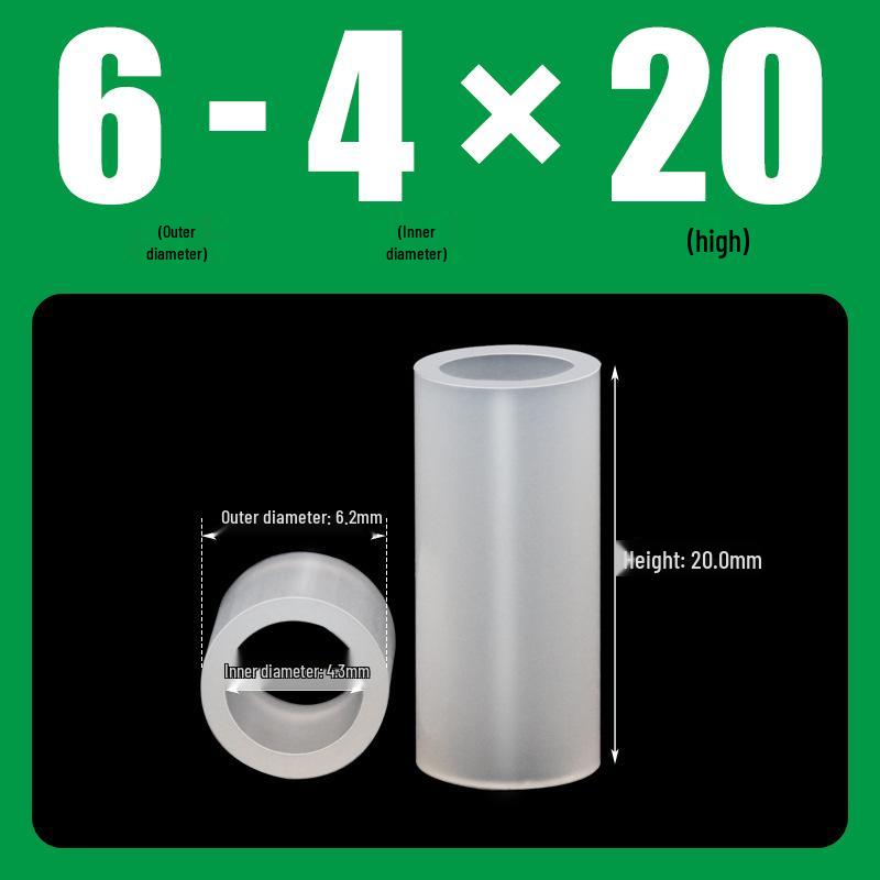Nylon Insulating Spacer M4M5 Round Riser for LED Lamps and PCB Support