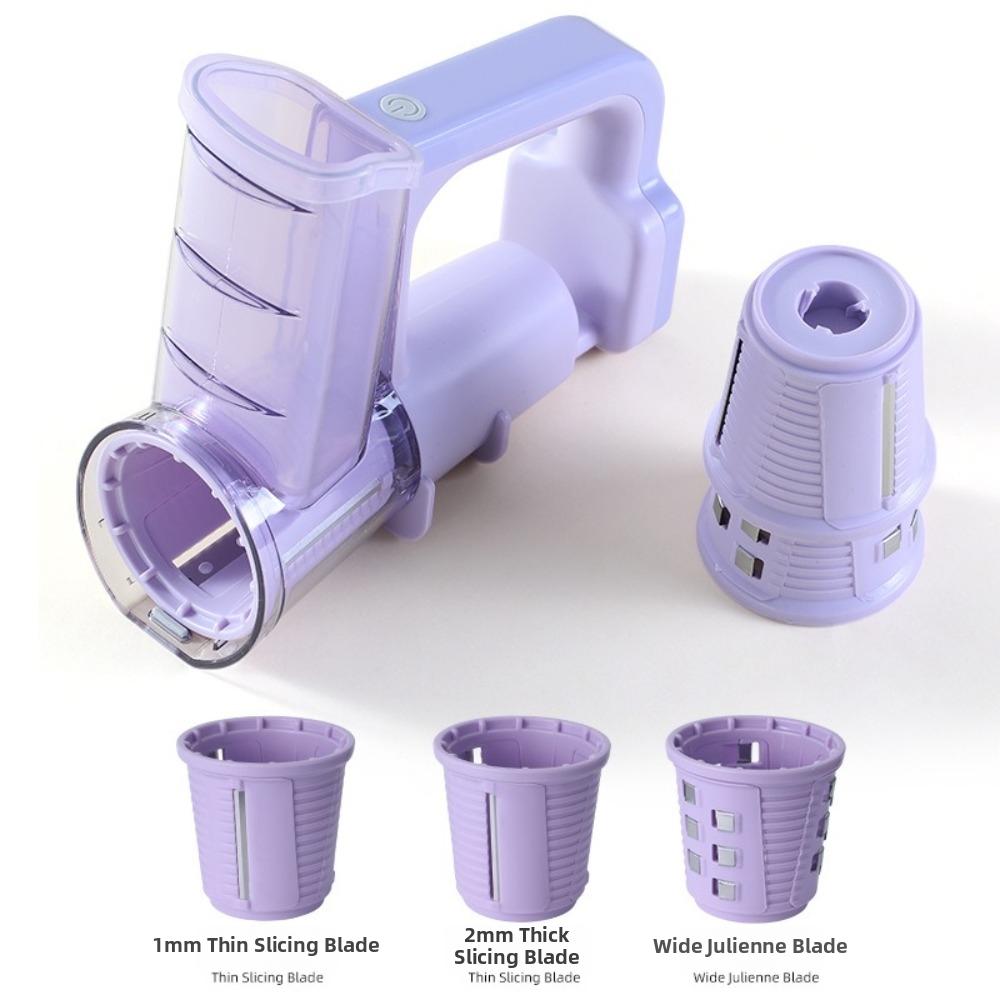 Cordless Multifunctional Vegetable Cutter Rechargeable Electric Cheese Grater Cooking