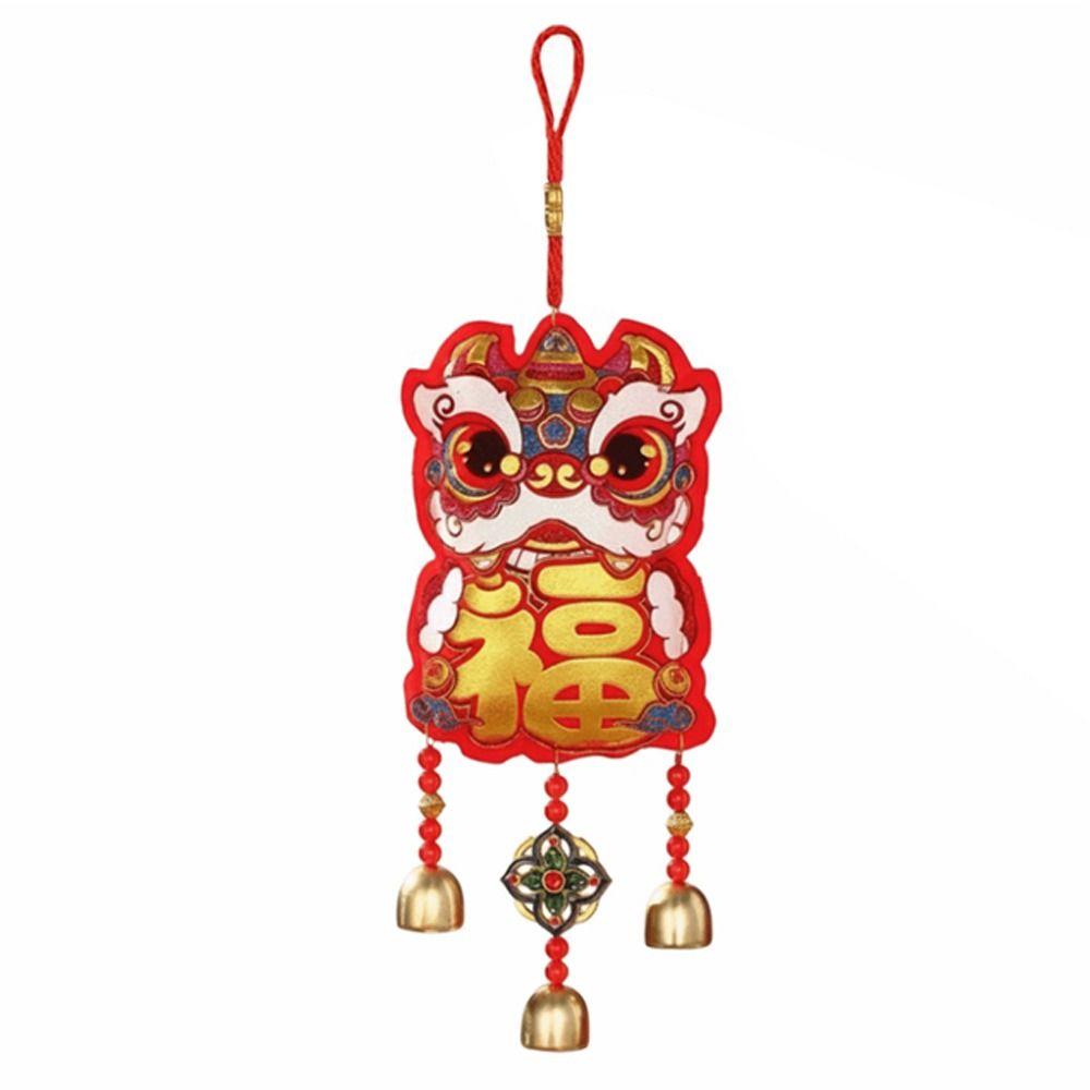 Chinese New Year Festival Pendant Lion Dance Pattern Hanging Ornament  Spring Festival
