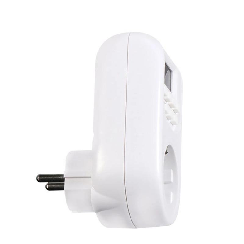 Eu Plug Timer Switch Energy Saving Adjustable Digital Kitchen Timer Outlet Week Hour Programmable Timing Socket