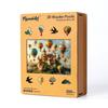 Puzzle en bois - FIGURED'ART - Château et Montgolfières - 200 pièces - 32x22 cm - Découpes laser